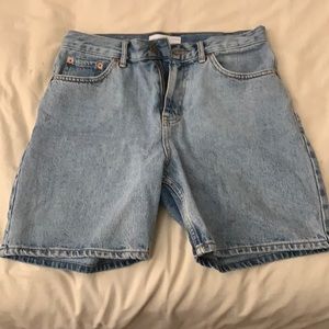 Top shop high waist denim short